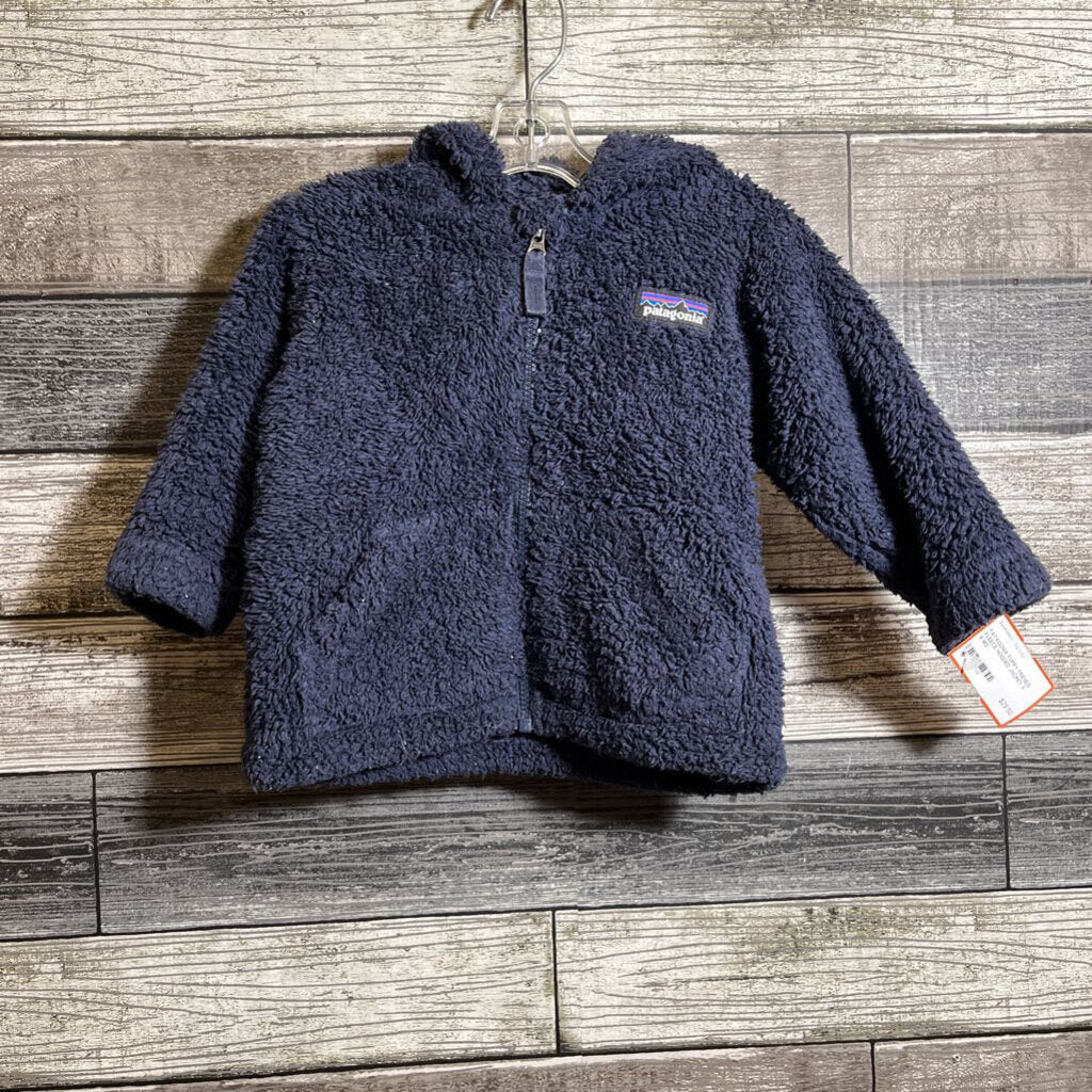 PATAGONIA FURRY FRIENDS FLEECE HOODED JACKET 3-6 MO