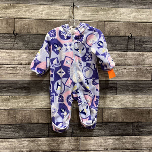 COLUMBIA HOODED FLEECE BUNTING 3-6 MO