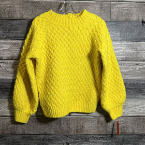 JANIE & JACK YELLOW CABLE KNIT SWEATER 6/7