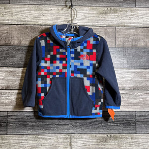 NORTH FACE HOODED FLEECE JACKET 6-12 MO