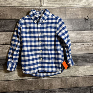 CHECKERED LS BUTTON DOWN SHIRT 4/5