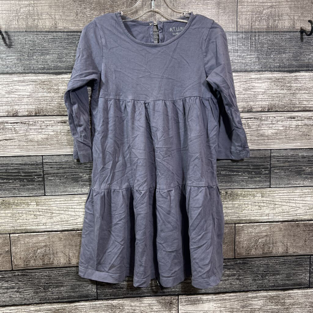 A.T.U.N. LS COTTON TIERD DRESS 5