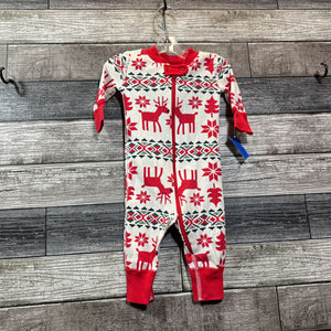 HANNA 1PC ORGANIC HOLIDAY PJ 50 / 0-3 MO