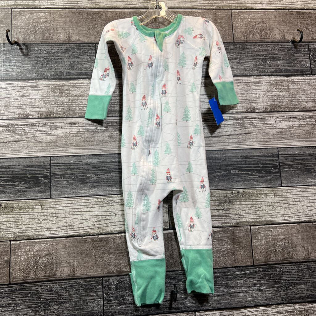 SAPLING ORGANIC HOLIDAY PJ 6-12 MO