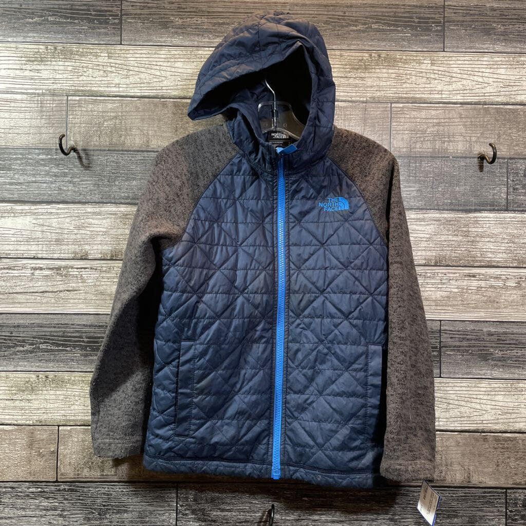 NORTH FACE MIXED MEDIA HOODED JACKET LARGE 7/8