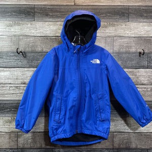 NORTH FACE FLEECE LINED HOODED DRYVENT RAIN JACKET 5