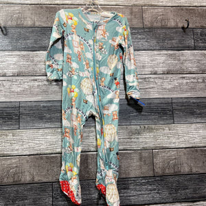 POSH PEANUT BAMBOO FOOTIE PJ 12-18 MO