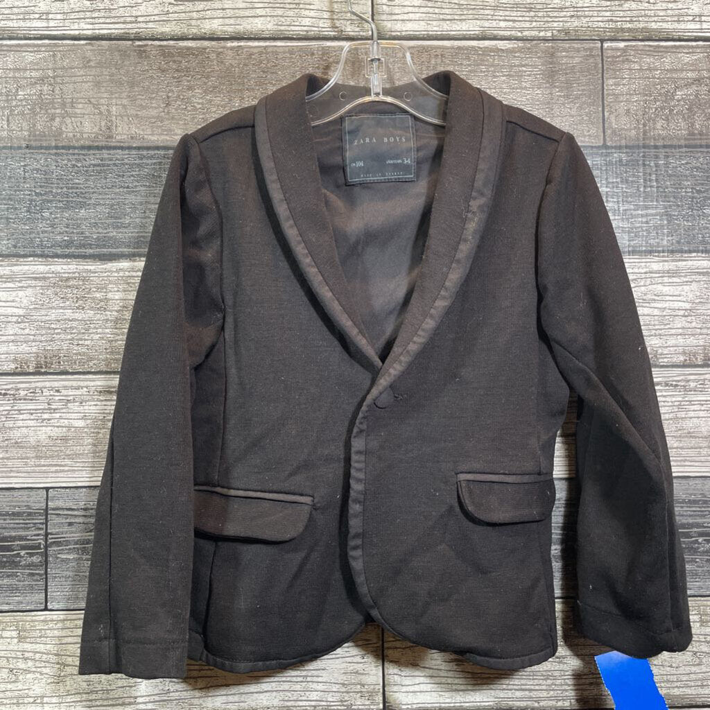 ZARA KNIT BLACK BLAZER 3/4