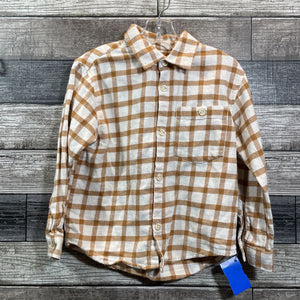 ZARA LS BUTTON DOWN FLANNEL SHIRT 4/5