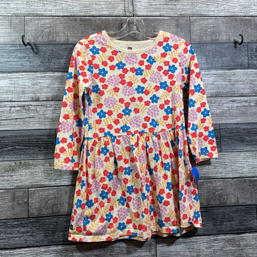 TEA LS COTTON FLORAL DRESS 6