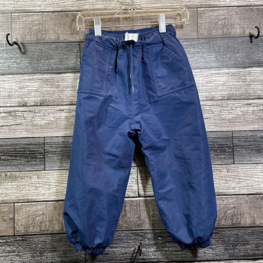 JAN & JUL NAVY FLEECE LINED RAIN PANTS 2