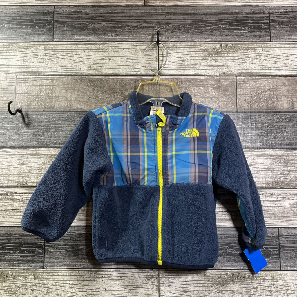 NORTH FACE MIXED MEDIA FULL ZIP FLEECE 12-18 MO