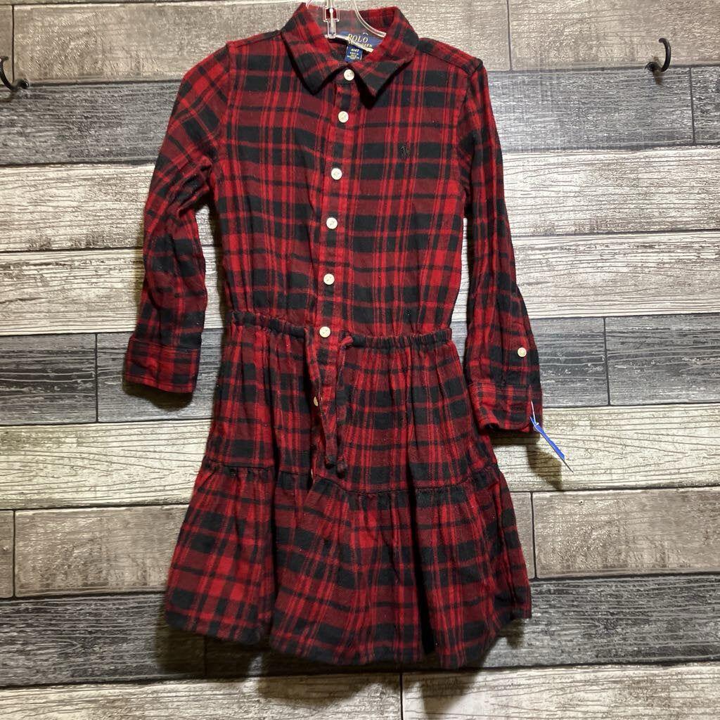 POLO RALPH LAUREN LS PLAID DRESS 4