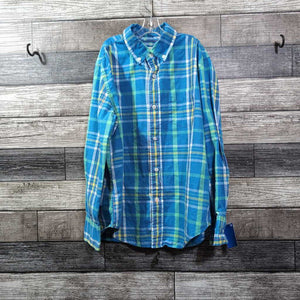 CREWCUTS LS PLAID BUTTON DOWN SHIRT 10