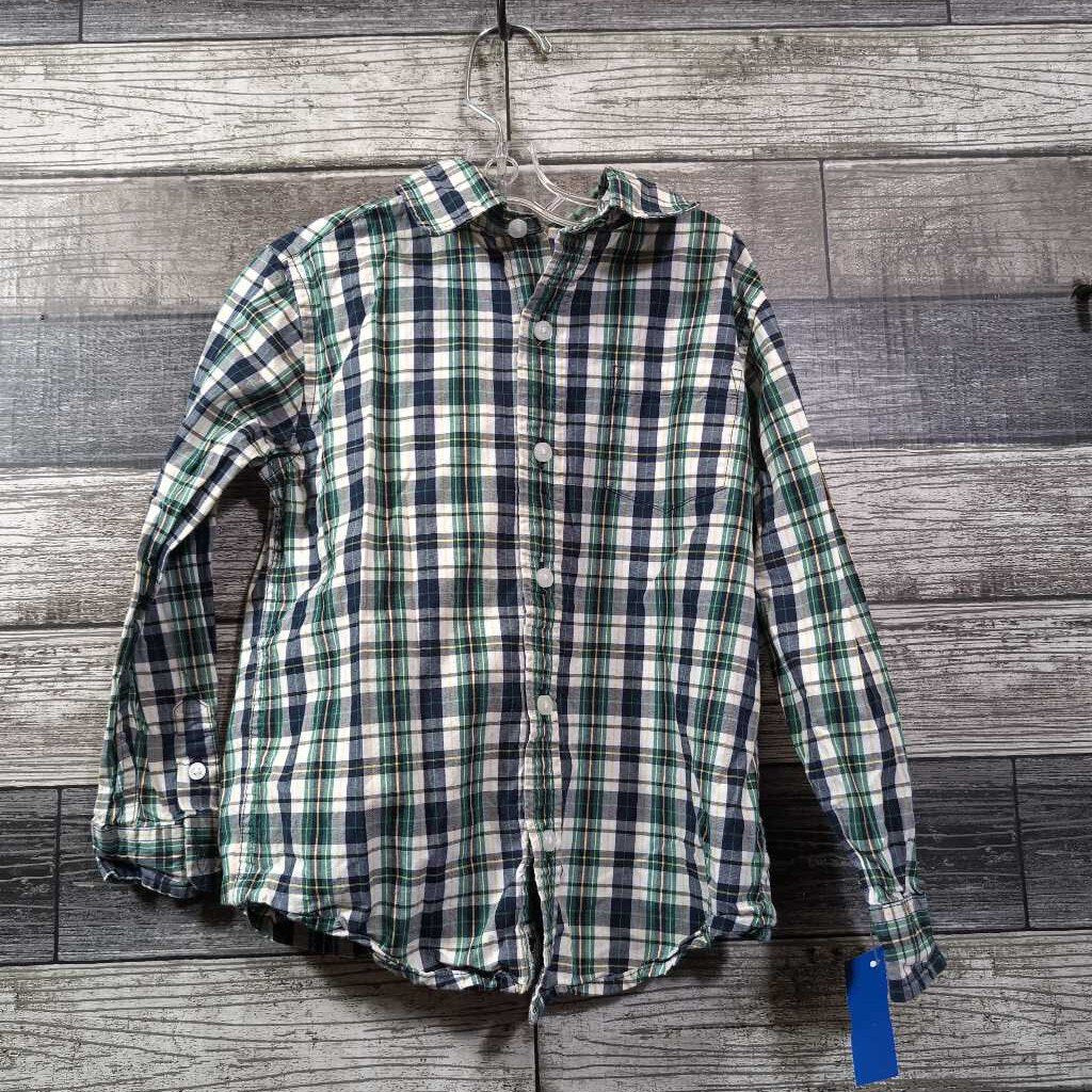 JANIE & JACK LS BUTTON DOWN SHIRT 4