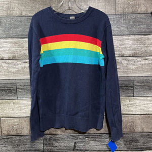 PRIMARY STRIPED COTTON SWEATER 8/9