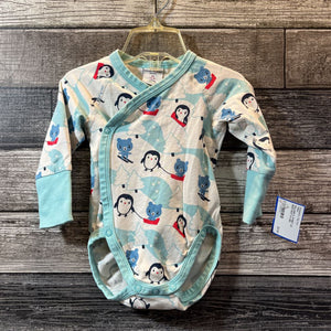 POLARN O. PYRET LS BODYSUIT 0-3 MO