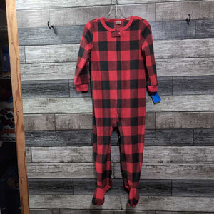 GAP BUFFALO PLAID FLEECE FOOTIE PJ 3