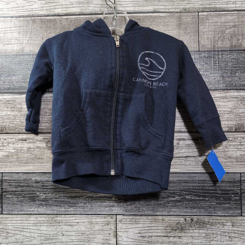 RABBIT SKINS CANNON BEACH FULL ZIP HOODIE 6 MO