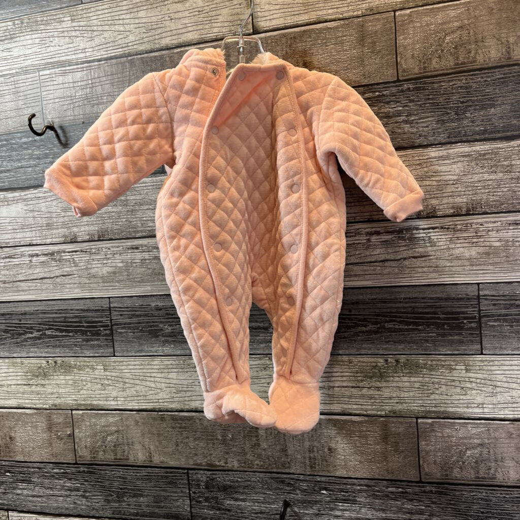 NORDSTROM QUILTED FLEECE BUNTING 3 MO