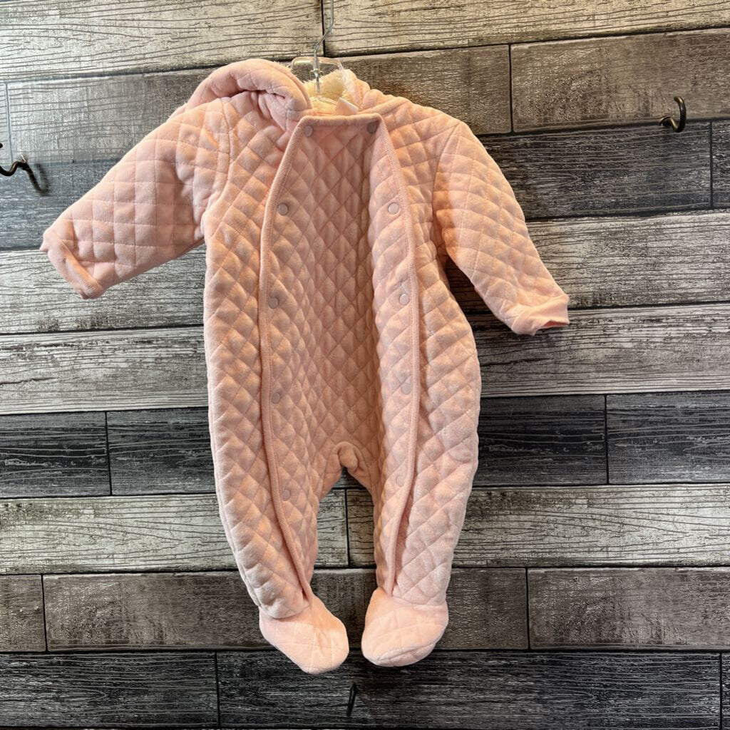 NORDSTROM QUILTED FLEECE BUNTING 3 MO