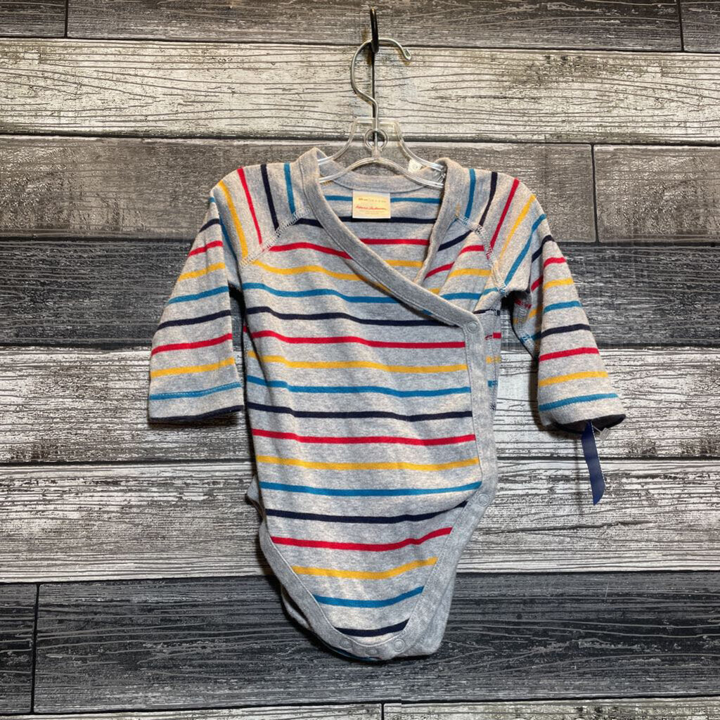 HANNA LS SIDE SNAP ORGANIC BODYSUIT 60 / 3-6 MO