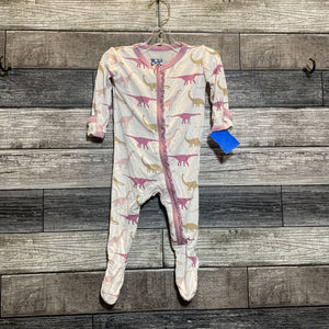 KICKEE PANTS BAMBOO FOOTIE PJ 3-6 MO