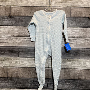 PUREBABY 1PC ORGANIC FOOTIE PJ 6-12 MO