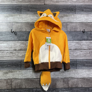 NWT DOODLE PANTS WOODLAND FOX FULL ZIP HOODIE 2