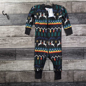 HANNA 1PC ORGANIC HOLIDAY PJ 60 / 3-6 MO