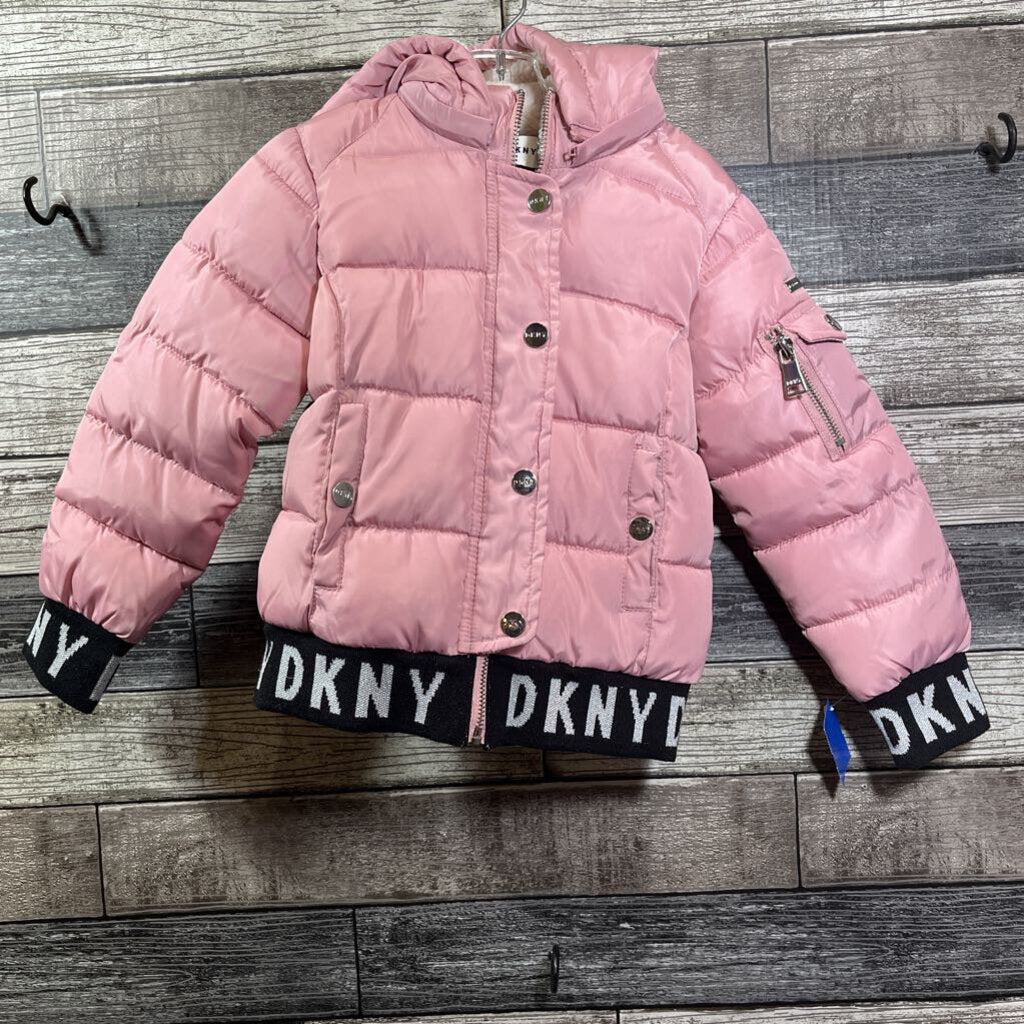 DKNY HOODED PUFFER COAT 3