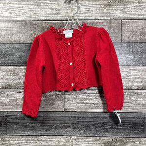 RALPH LAUREN CROPPED CARDIGAN 18-24 MO