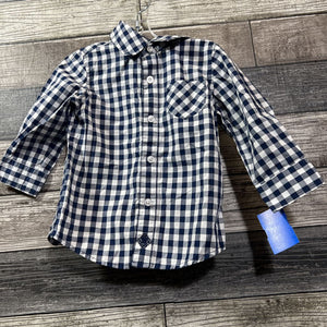 ANDY & EVAN LS BUTTON DOWN SHIRT 12-18 MO