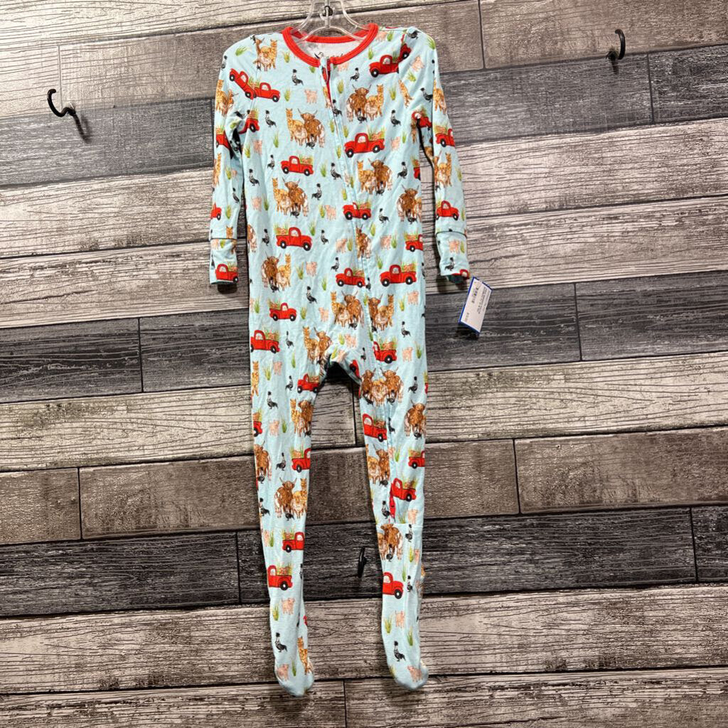 FREE BIRDEES FOOTIE BAMBOO PJ 12-18 MO