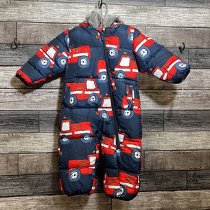 NEXT FLEECE LINED SNOWSUIT 6-12 MO