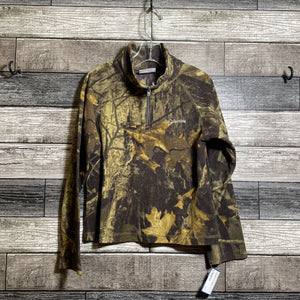 COLUMBIA 1/4 CAMO FLEECE PULLOVER 6/7