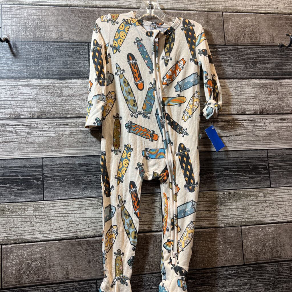 POSH PEANUT BAMBOO FOOTIE PJ 18-24 MO