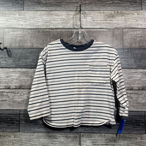 ZARA LS STRIPED POCKET T-SHIRT 18-24 MO