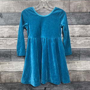 HANNA LS SOFT VELOUR SKATER DRESS WITH POCKETS 90 / 3