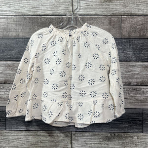 ZARA FLORAL BLOUSE 3/4