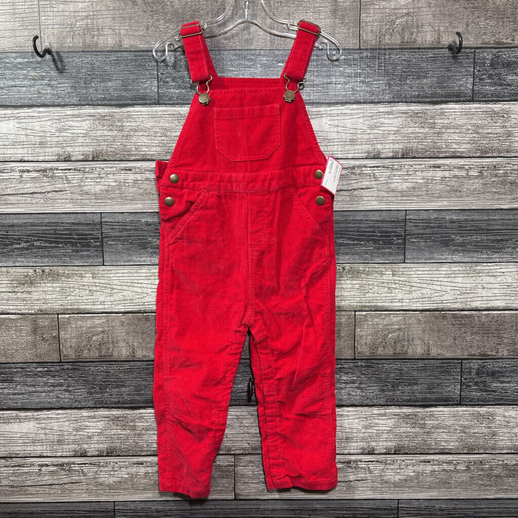 HANNA RED CORDUROY OVERALLS 90 / 3