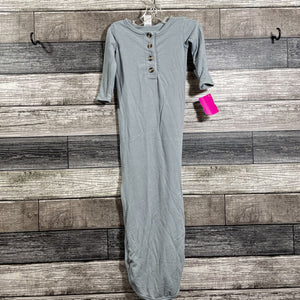 LOU LOU BAMBOO KNOTTED GOWN 0-3 MO