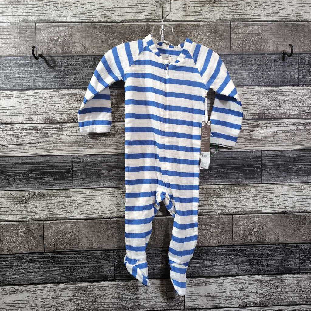 NWT ADEN + ANAIS MUSLIN FOOTIE PJ 6-9 MO