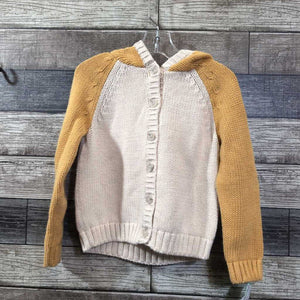 TEA HOODED CABLE KNIT CARDIGAN SWEATER 4