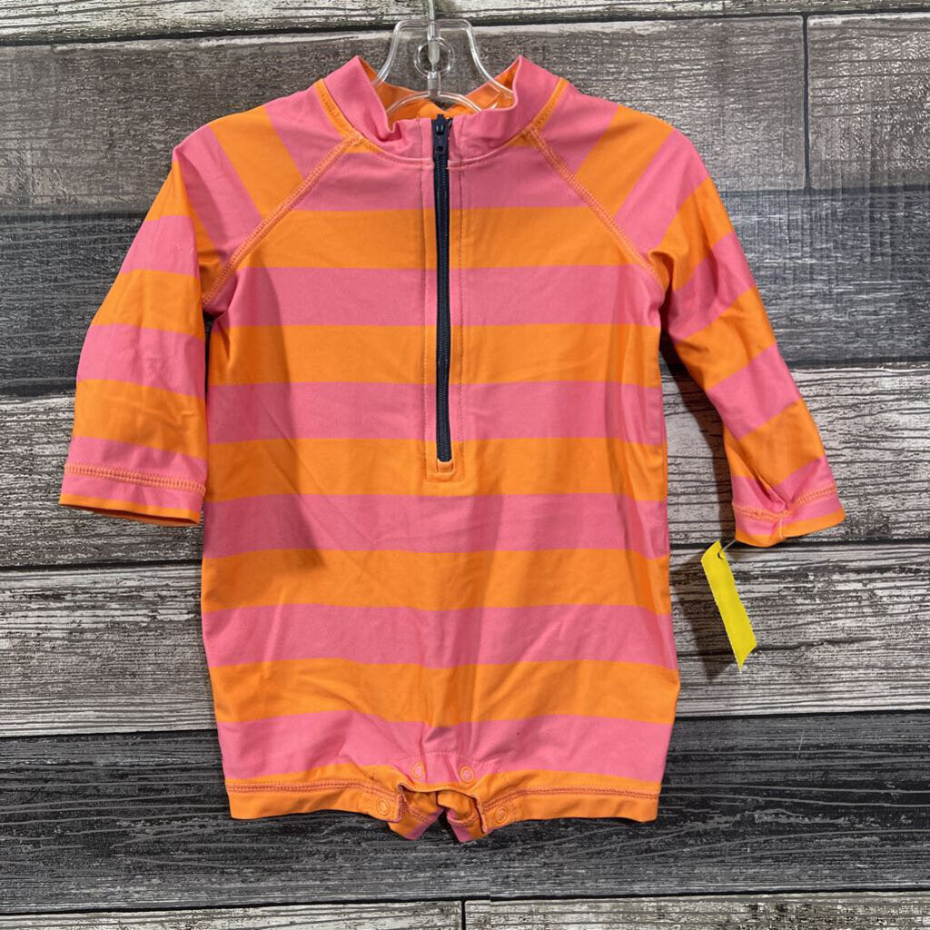PRIMARY LS RASH GUARD SWIM SUIT 3-6 MO