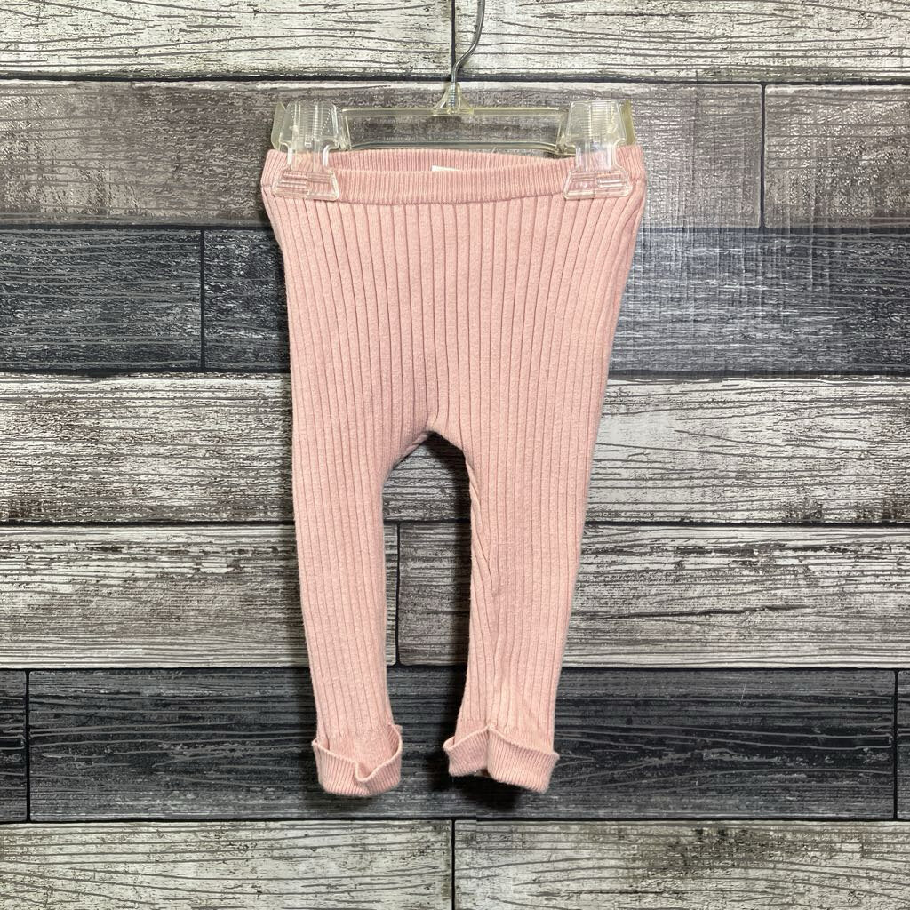 H&M ORGANIC RIBBED LEGGING 6-9 MO