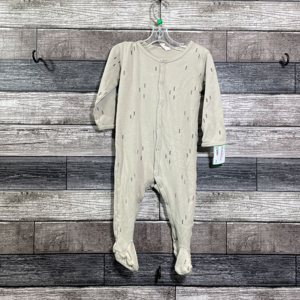 QUINCY MAE ORGANIC COTTON FOOTIE PJ 12-18 MO