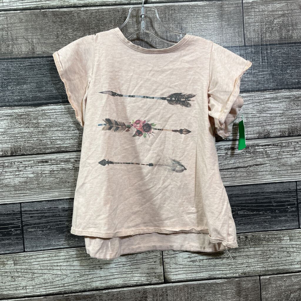 VIGNETTE FLUTTER SLEEVE T-SHIRT 4