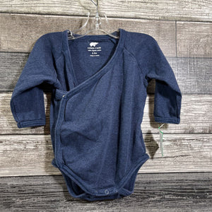 MONICA + ANDY ORGANIC LS SIDE SNAP BODYSUIT 6-9 MO