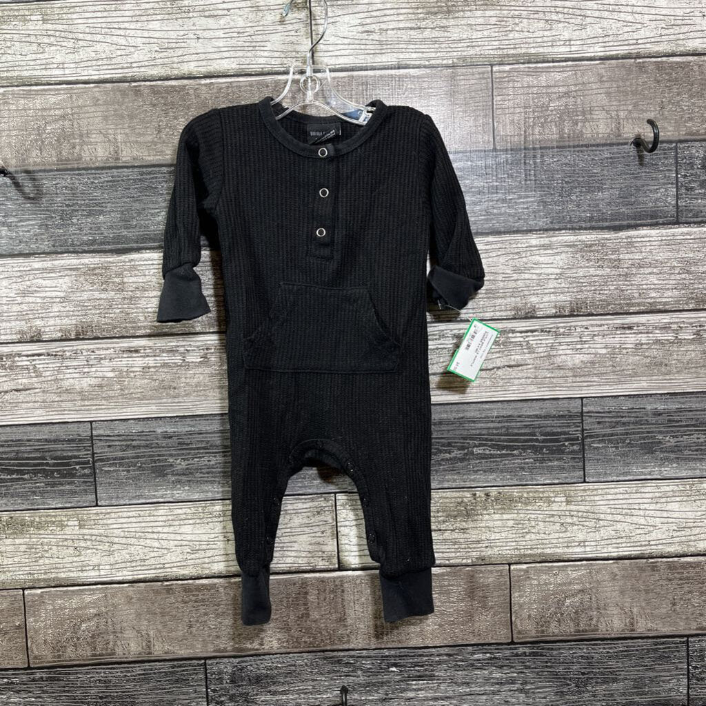 LITTLE BIPSY LS WAFFLE ROMPER 3-6 MO
